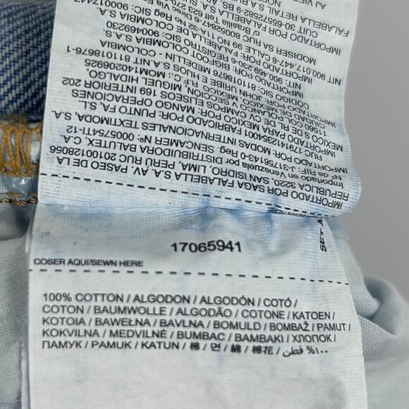 New With Tags MNG Jeans by Mango Isela Jeans Flare Crop Raw Hem Womens Size 4 - Picture 7 of 13